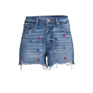 Juniors High Star Denim Short